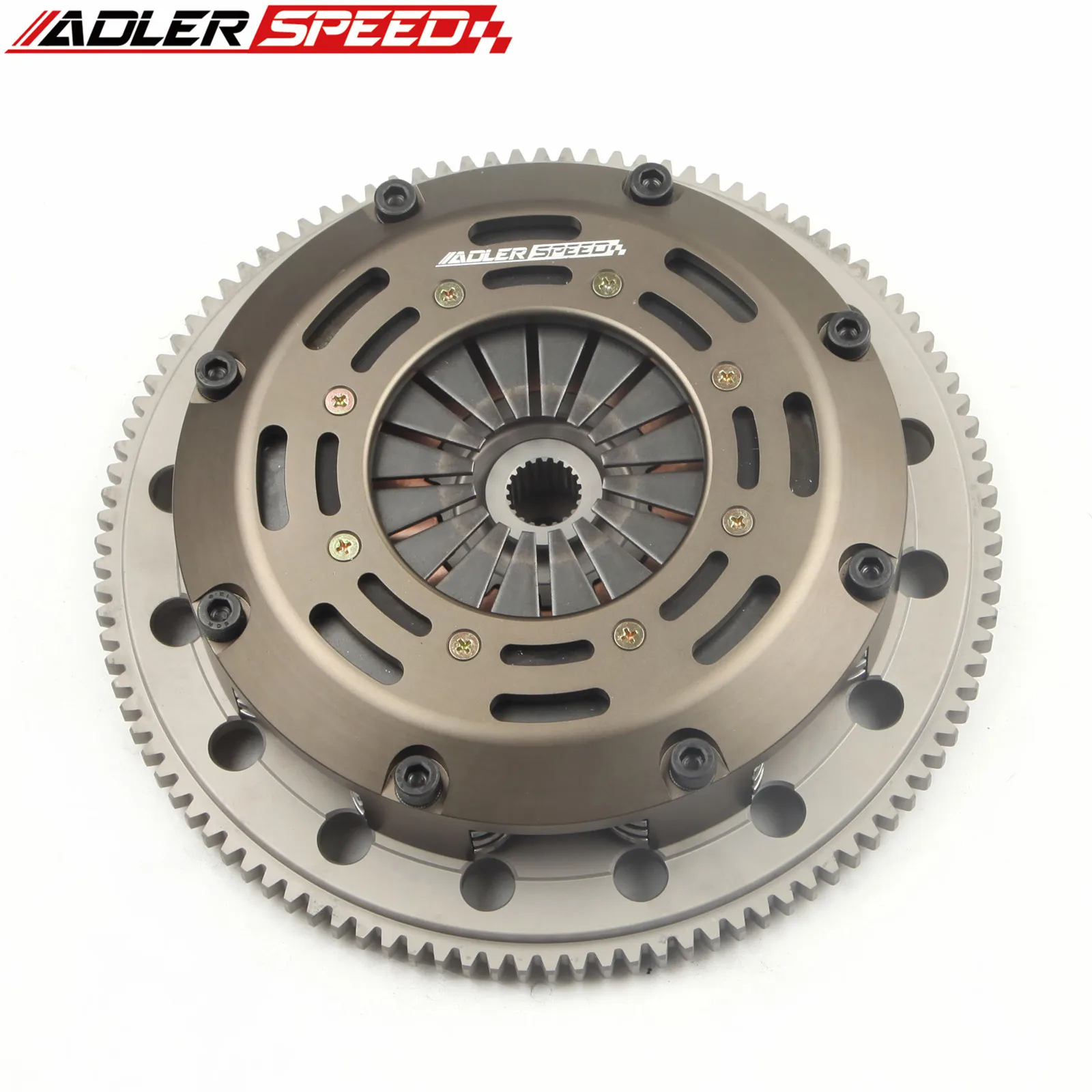 مجموعة القابض على القرص الثلاثي من ADLERSPEERacing لميتسوبيشي جالانت VR4/الكليبس GSX/Eagle Talon TSi/Plymouth Laser RS Turbo AWD 6 مسامير #3