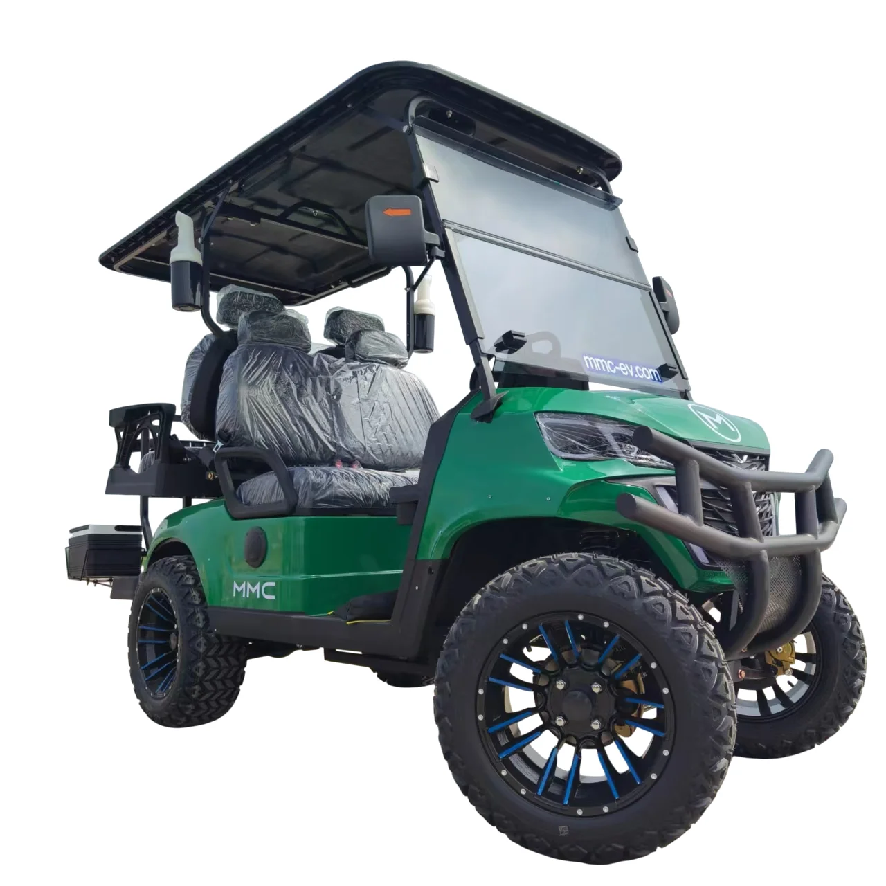 48V Electric Mini Car 2+2 4 Seater Battery Operated Golf Cart Off Road Cart Four Wheeler Golf Club Cart