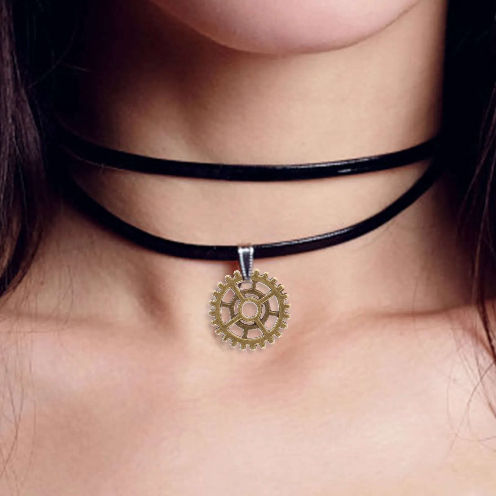 

50 шт. круглых подвесок-шестеренок из сплава, винтажные стимпанк-колесики, для ожерелий, изготовления украшений своими руками, декоративные элементы