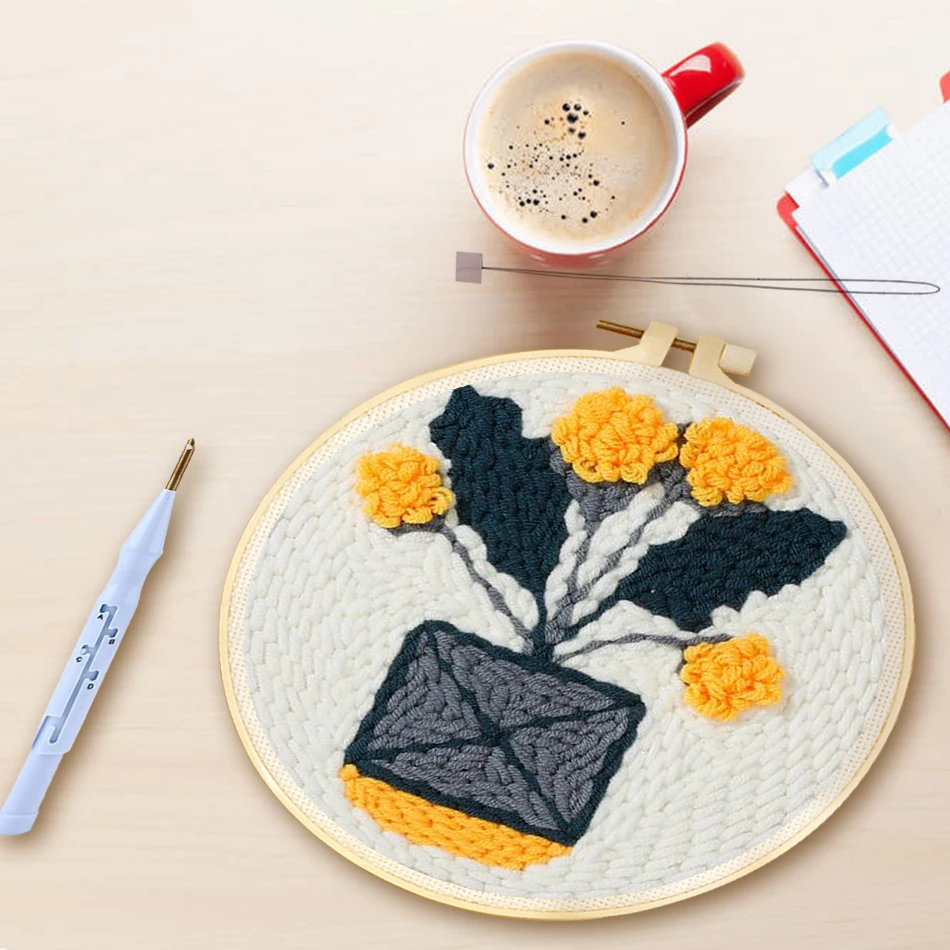 

Новый набор для вышивания своими руками для начинающих: инструменты для домашнего шитья и рукоделия, комплект для вышивания с узорами цветов, растений и кошек, ручная работа