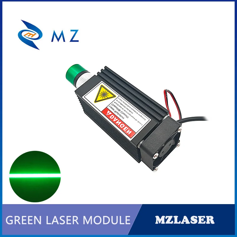 Imagem -05 - Lente Ajustável Focando Power com Suporte e Adaptador de Alimentação Linha Verde 45 Graus Laser Diode Module 33x33x75 mm 520nm 1.6w