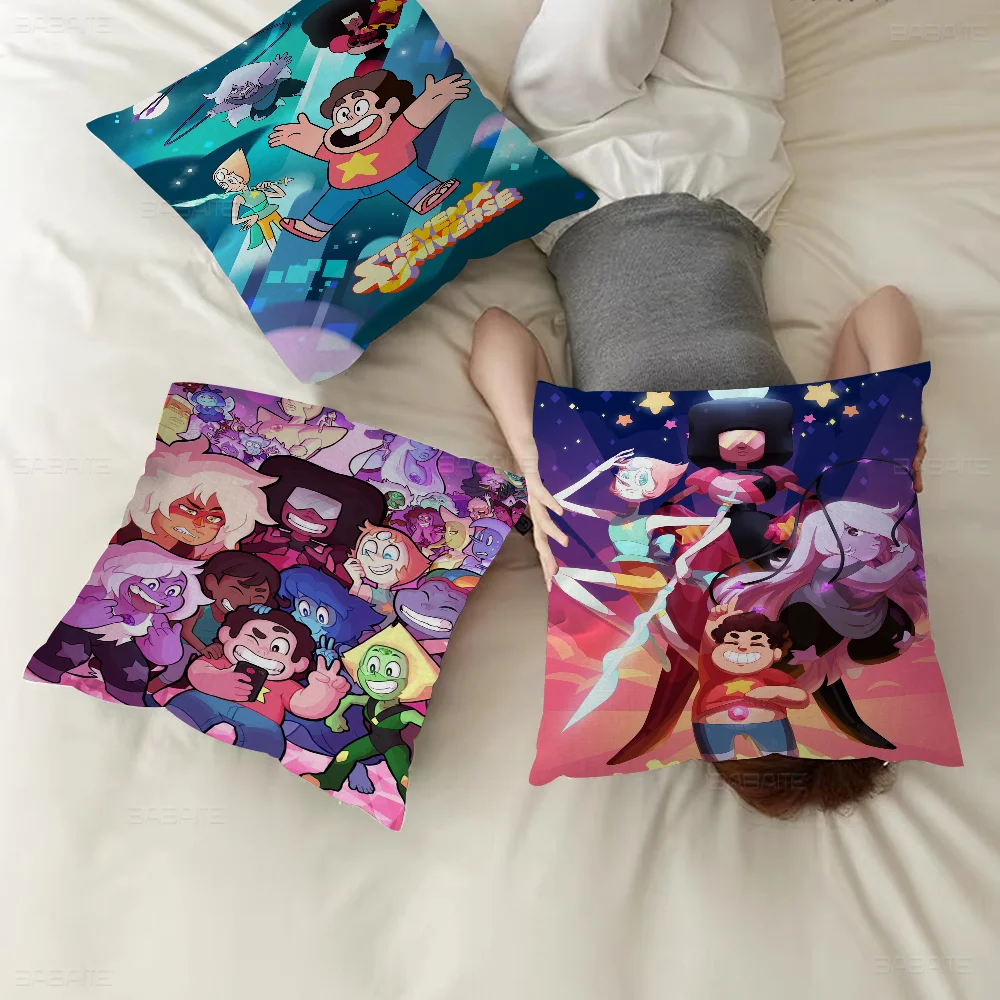 S-steven Universe Retro Pillow Anime Pillow Sofa Bed Head Pillow Cover Cushion Cover 45x45 Cm Fashion