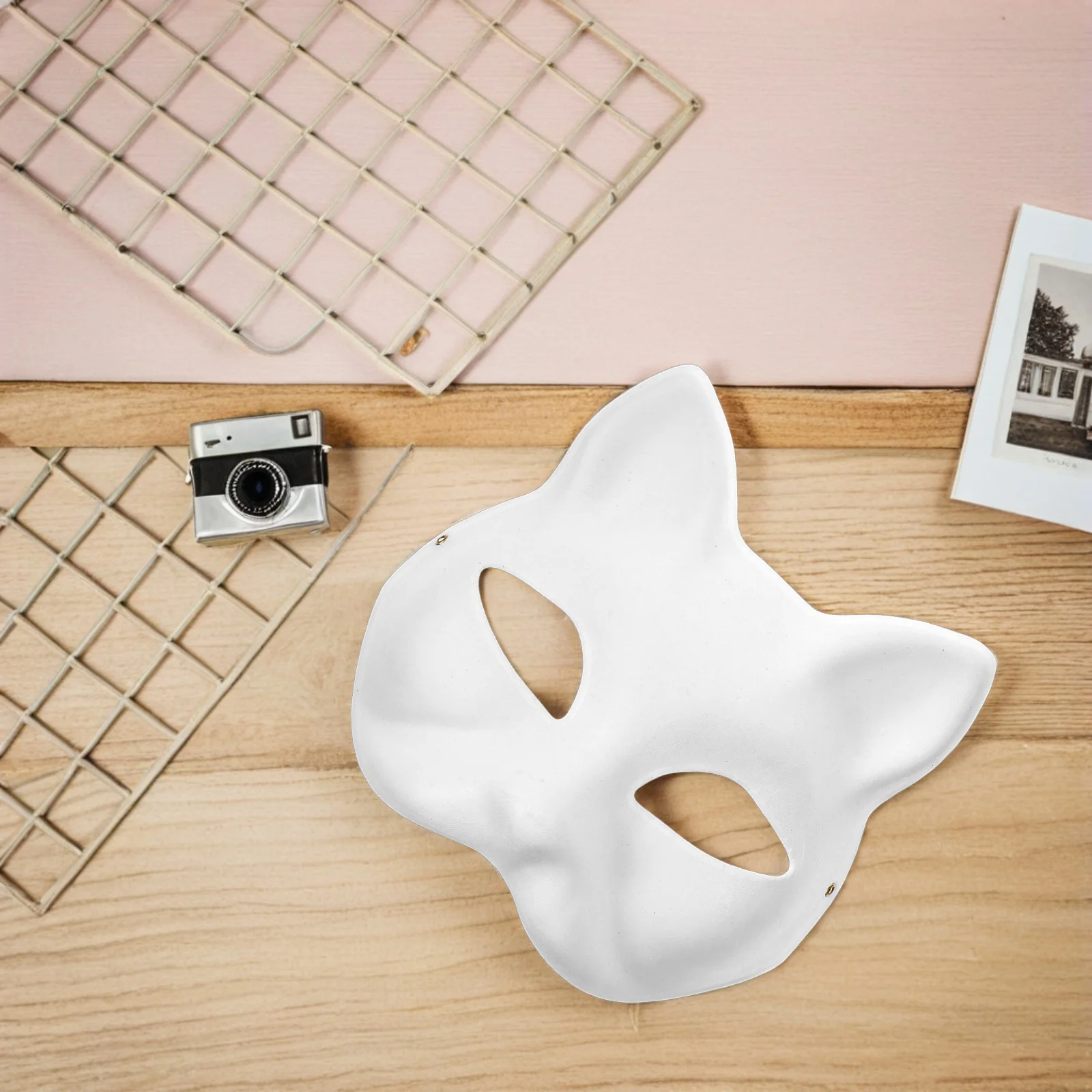 10개 블랭크 화이트 마스크 DIY 핸드 페인팅 어린이 성인 파티 할로윈 가면 결혼식 무도회 의상 액세서리 역할 놀이