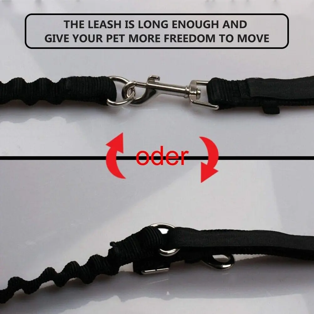 

Поводок для выгула собак без рук с креплением для велосипеда, долговечный трос для выгула питомцев, полированный стальной стержень для безопасной езды на велосипеде с собакой