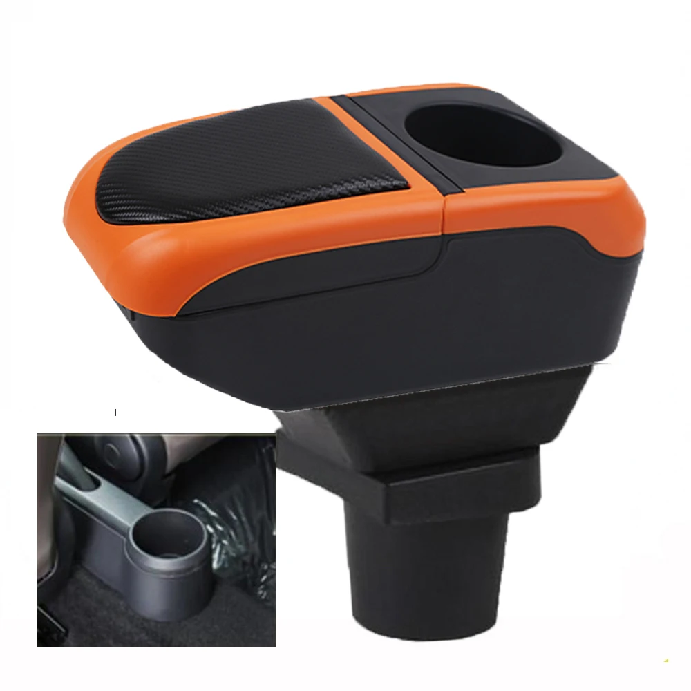 For Car Skoda Citigo iv Armrest Box Interior Parts Center Console Arm Storage Elbow Rest with USB