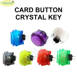 10pcs 30mm 24 mm Arcade Push Button Copy SANWA OBSC Button Multicolor Transparent No LED BUTTON For DIY ARCADE Pandora Game