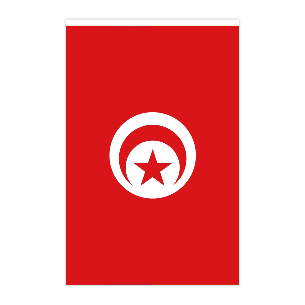 Aerlxemrbrae 20pcs/lot Tunisia Bunting Flags 14x21cm Pennant Tunisia String Banner Buntings Festival Party Holiday
