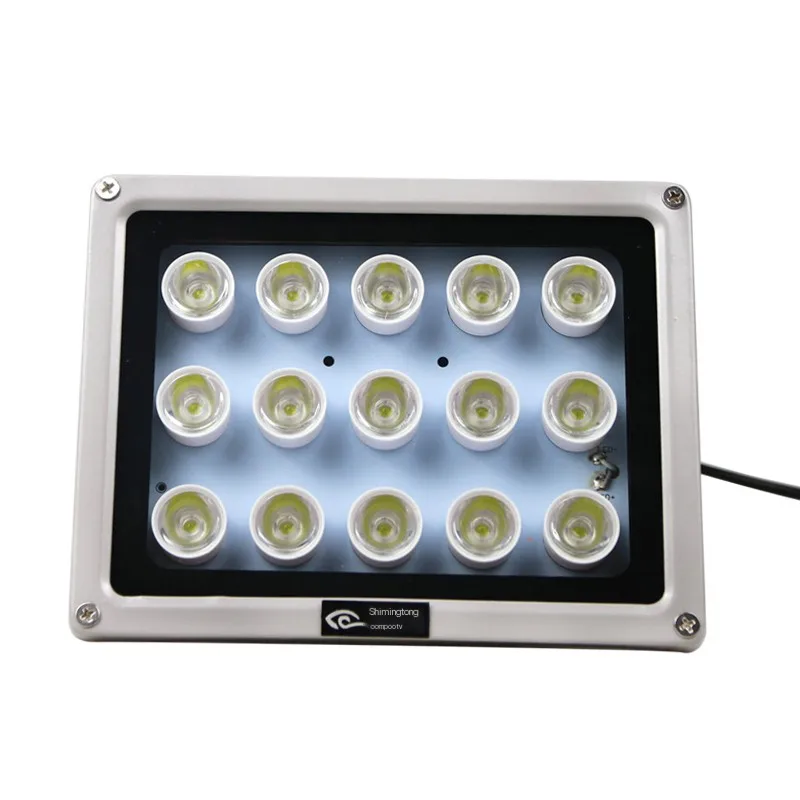 White Light/Infrared Light Camera Fill Light Road Gate Parking Lot Night Vision License Plate Monitoring 12v Fill Light