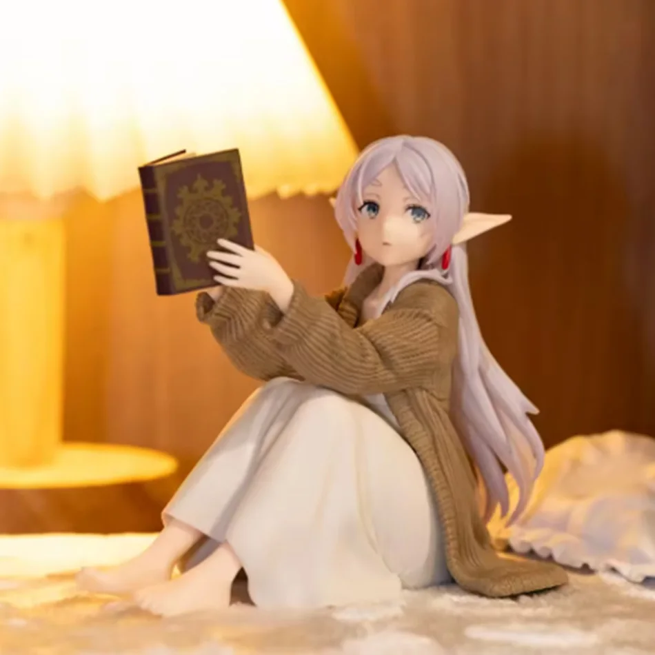 12CM Frieren Anime-Figur - Niedliche Nachtwäsche-Actionfigur Modellpuppe Spielzeug für Desktop-Sammlung aus dem Beyond Journey's End – Detail 1