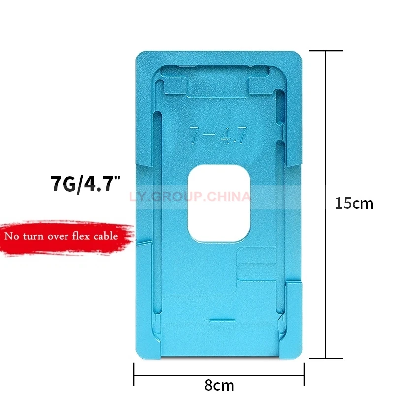OCA Align position molde de Metal para IPhone 5, 6, 6S, 7, 7Plus, 8, 8Plus, X, XS MAX, XR, 11 PRO MAX, cristal frontal opcional sin giro flex