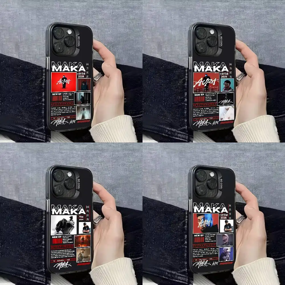 

Rapper M-Maka Aura Pna Phone Case For iPhone 17,16,15,14,13,12,Pro,Max,Plus,E,SE4,Air,Mini Black IMD Box