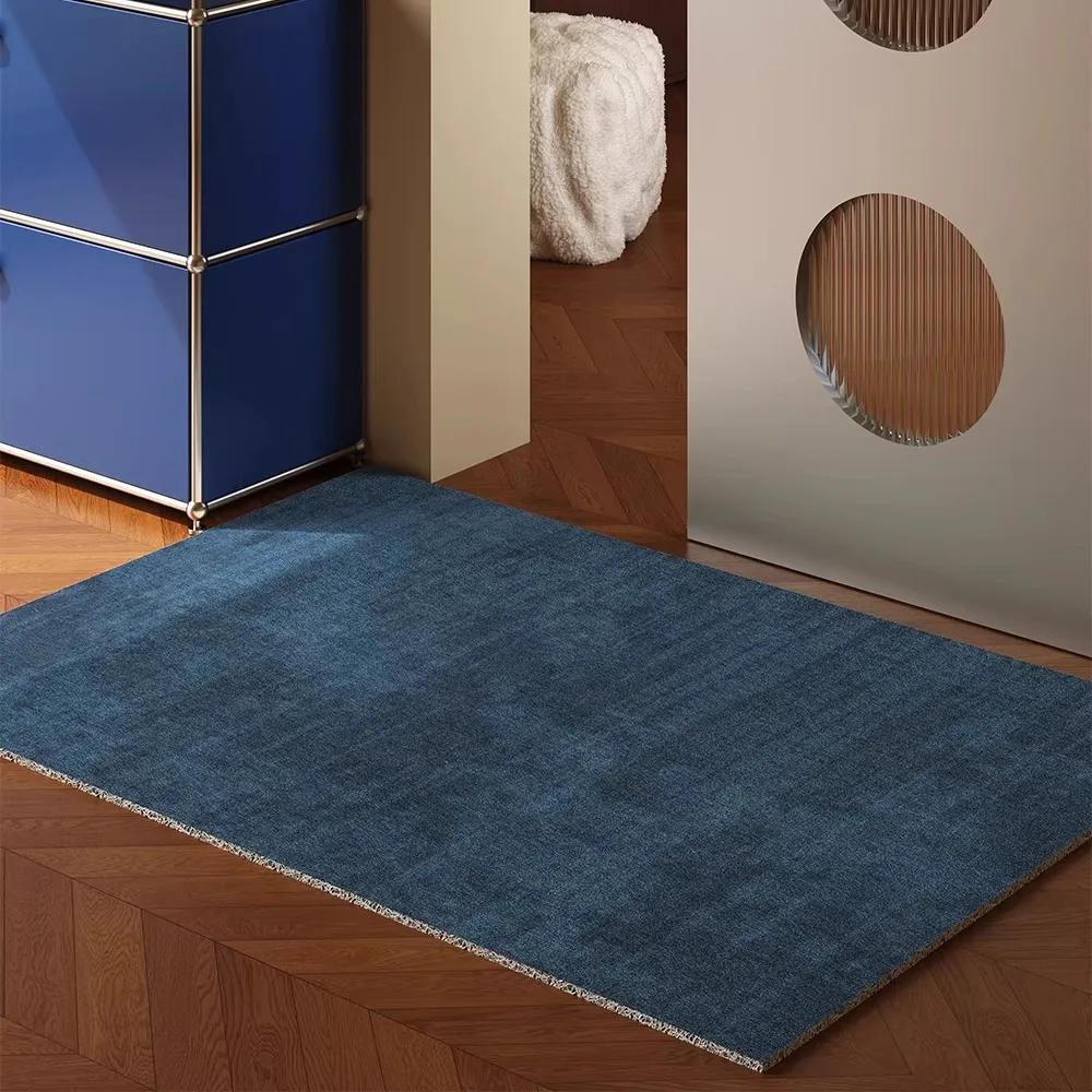 

Blue Entrance Doormat Welcome Rug Non-slip Door Mats Entryway Carpet Home Decoration Dust Removal Rugs 러그 Tapete Entrada De Casa