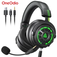 Oneodio EKSA StarEngine Pro auriculares para juegos por cable 7,1 auriculares envolventes para PC Gamer con micrófono ENC USB/tipo C/3,5mm para PS4 PS5 Xbox