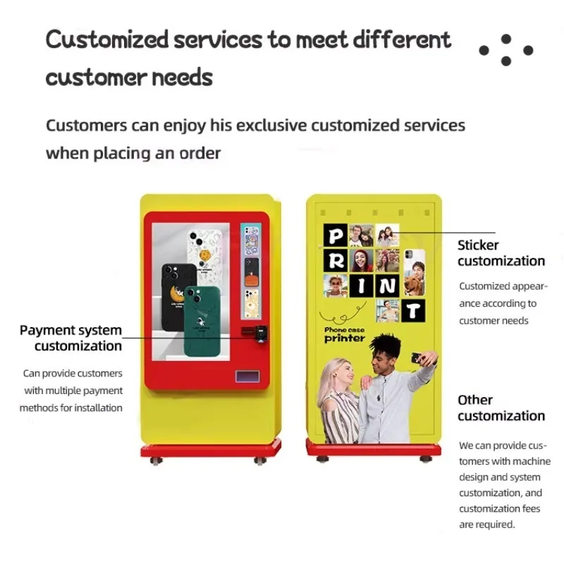 ตู้จำหน่ายเคสมือถืออัตโนมัติ เครื่องพิมพ์เคสมือถือระบบยูวี A3