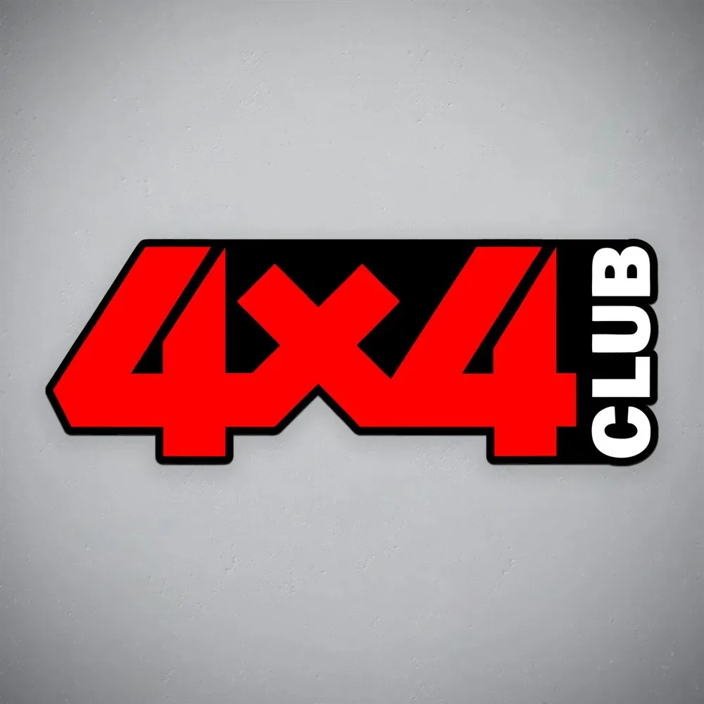 

Car sticker "4X4 club Vacation Travel Cities Countries Custom Decals Car Decoration Suv Window