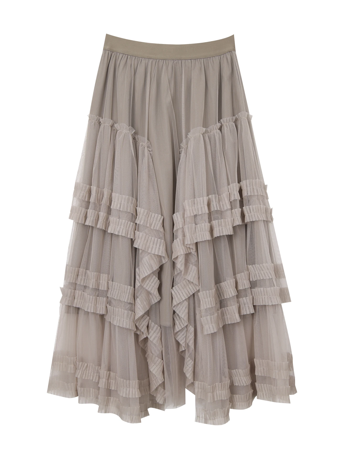 

Red Celebri A-Line Midi Skirt Women's New 2025 Winter Long Lace Cake Skirt High-End Sensation Super Beautiful Skirt