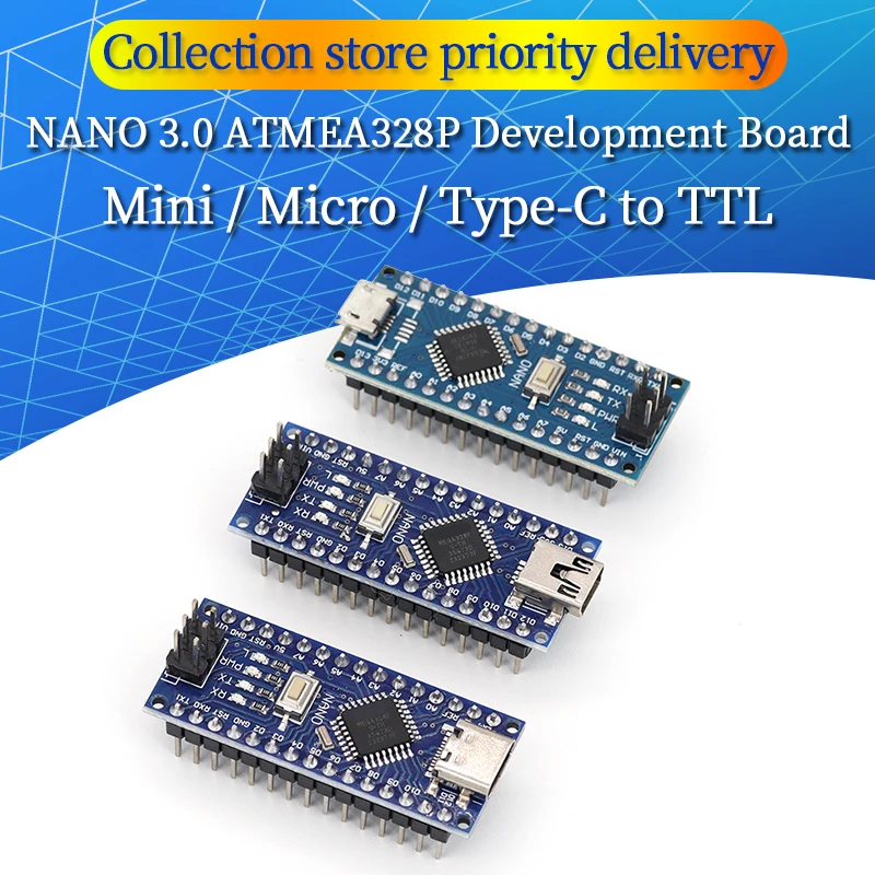 high quality Nano 3.0 controller nano CH340 USB driver ATMEGA328 ATMEGA328PU nano Mini USB With the bootloader