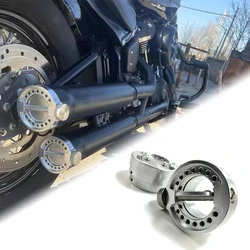 Motorcycle Universal circular exhaust pipe muffler valve 79mm 80mm for Harley tailpipe custom exhaust pipe muffler