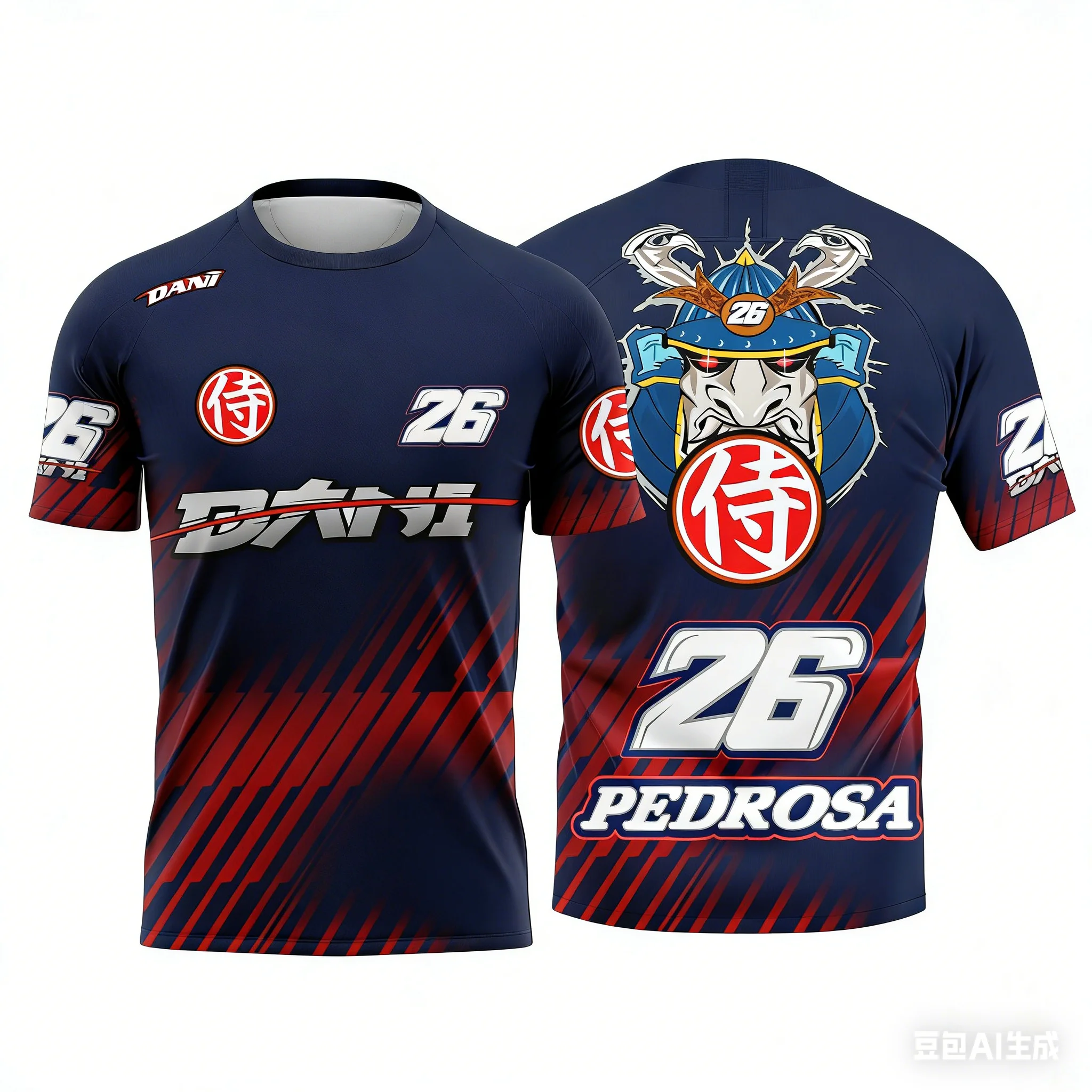 Nuevo Auto de Carreras 2026 # Camiseta con estampado 3d del piloto Daniel Pedrosa, camiseta informal de verano para hombre, cómoda y a la moda, de manga corta, 26