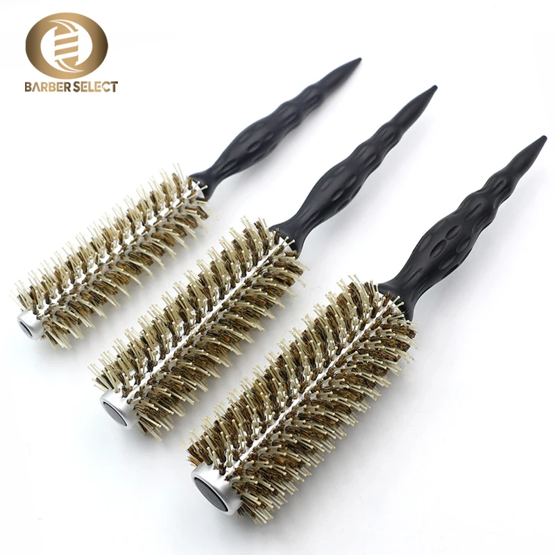 

Профессиональная парикмахерская резиновая Расческа с керамическим покрытием, 3 размера, нескользящая круглая зубная щетка