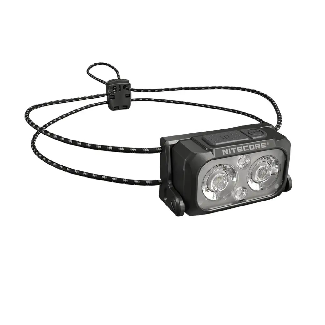 Nitecore NU25 MCT UL 400LM كشافات أمامية خفيفة الوزن للغاية ومتعددة الألوان ودرجة حرارة قابلة لإعادة الشحن وبطارية مدمجة