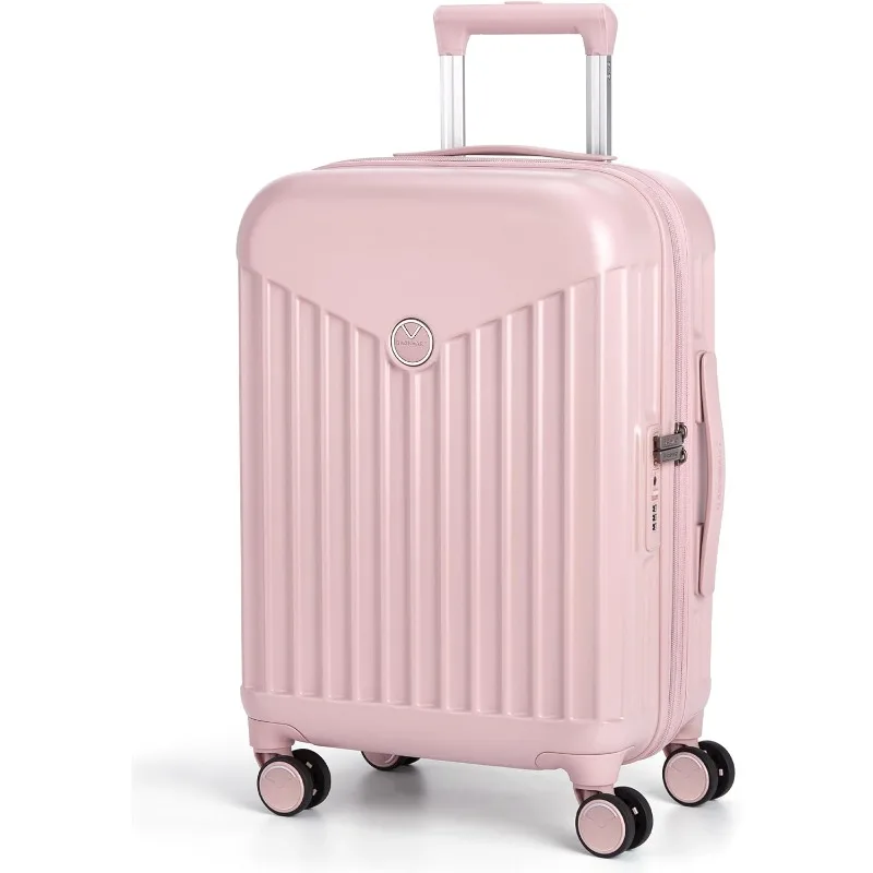 

Hardside Expandable Luggage With Spinner Wheels, PC Lightweight Carry-On Luggage Airline Approved arry On 20 Inch