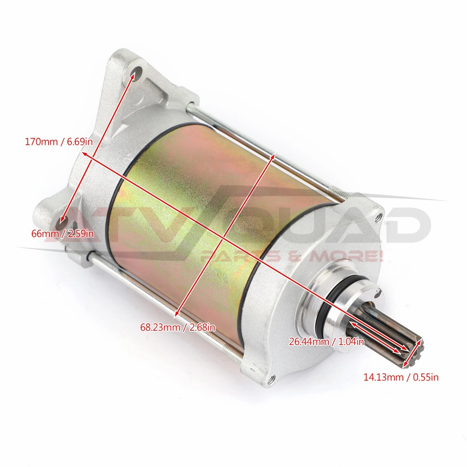 

Starter Motor for CFmoto 800 X8 U8 800 Trail Z8 800EX 820 800XC 850 950 Sport 1000 Overland X10 1000 XL U10 1000 Z10 0800-091000