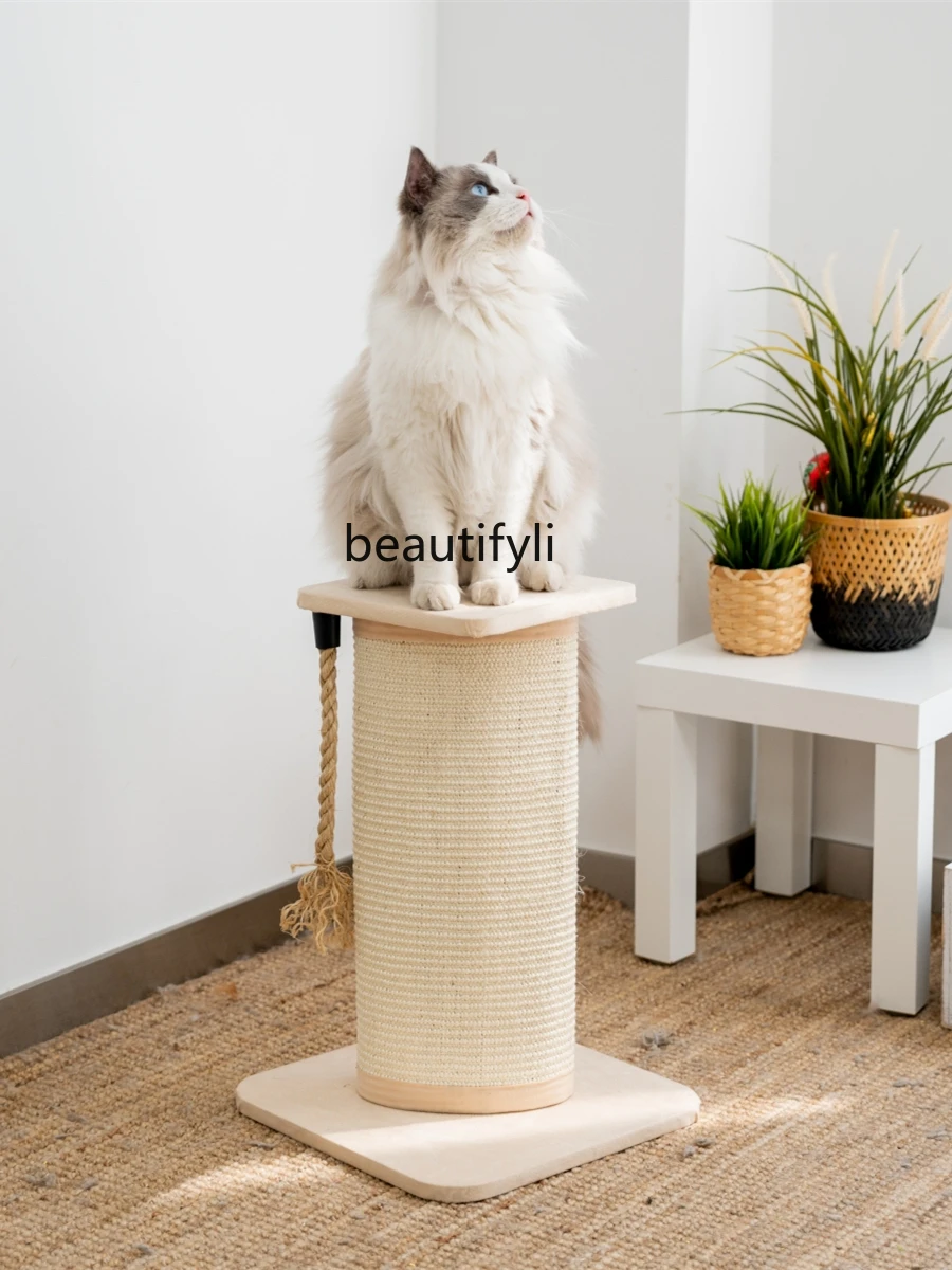 Scratching Pole Vertical Non-Chip Wear-Resistant Cat Climbing Frame Integrated Grinding Claw Toy Cat Scratch Board