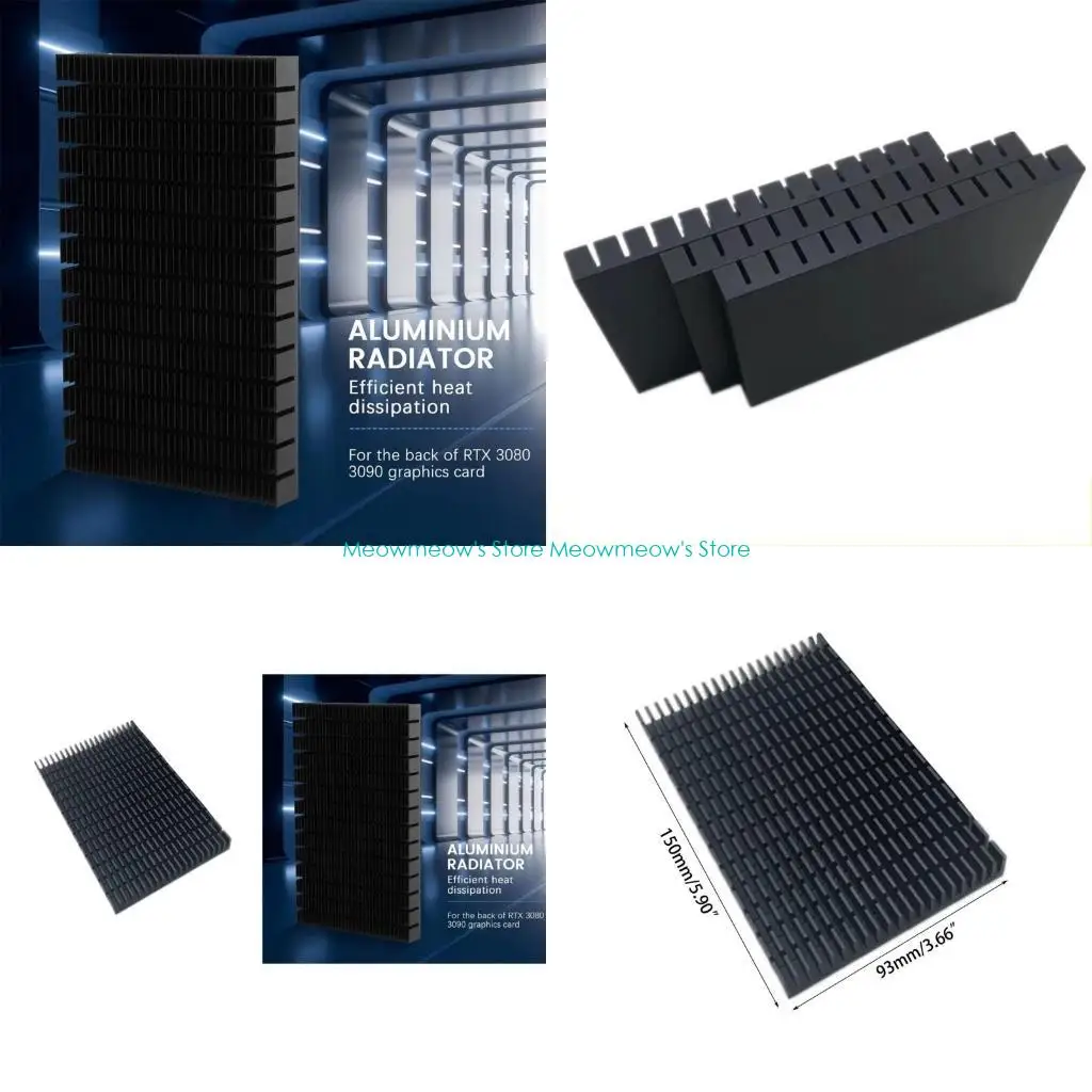 

W91A графическая карта памяти охладители охлаждения алюминия графической панели панели панели для RTX3090