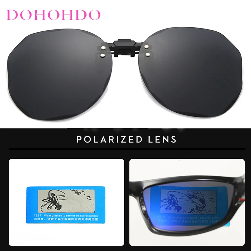

Brand Designer Anti-Glare Clip-On Sunglasses Women 2025 Vintage Polarized Photochromic Lenses Eyewear Men Driving Goggles UV400