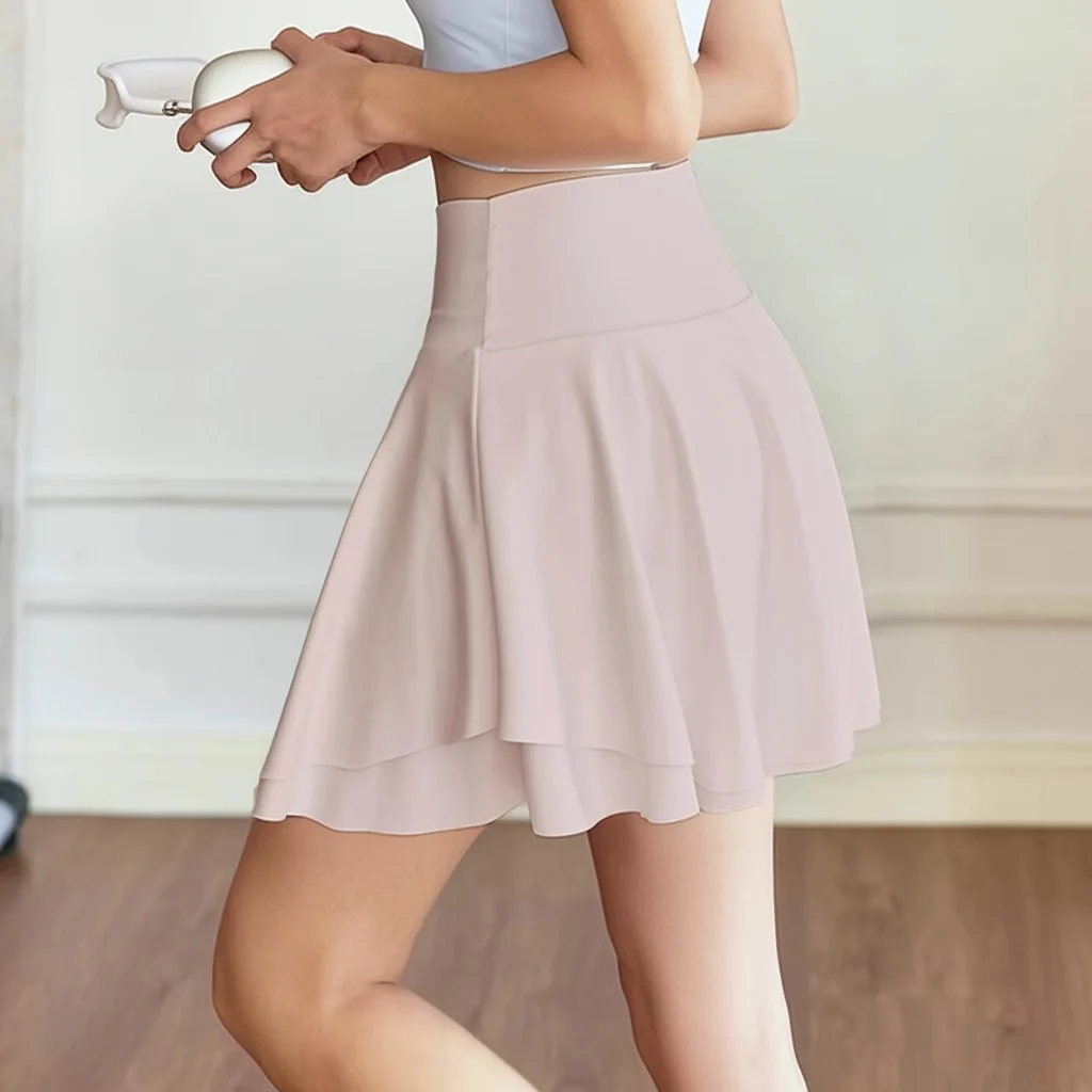 

Новая женская теннисная юбка-шорты: дышащая, быстросохнущая, для йоги, фитнеса, бега и тренировок. Весенне-летняя коллекция.