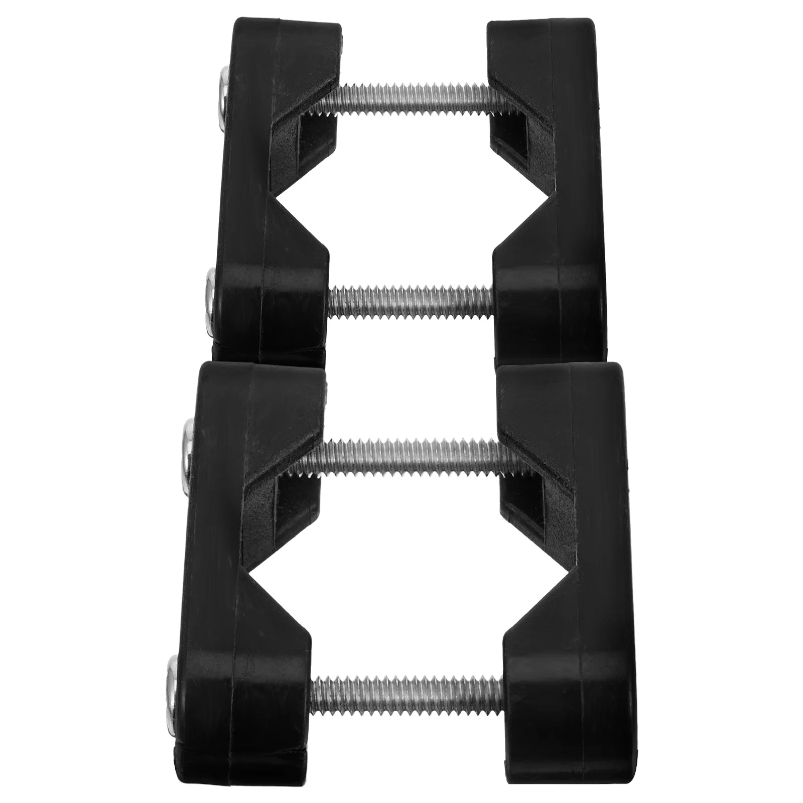 

2pcs Marine Tube Clamp Nylon Rail Rack For Flagpoles Navigation Lights Board Hooks Boat Flag Pole Mount Yacht Pole Fixed Clamp