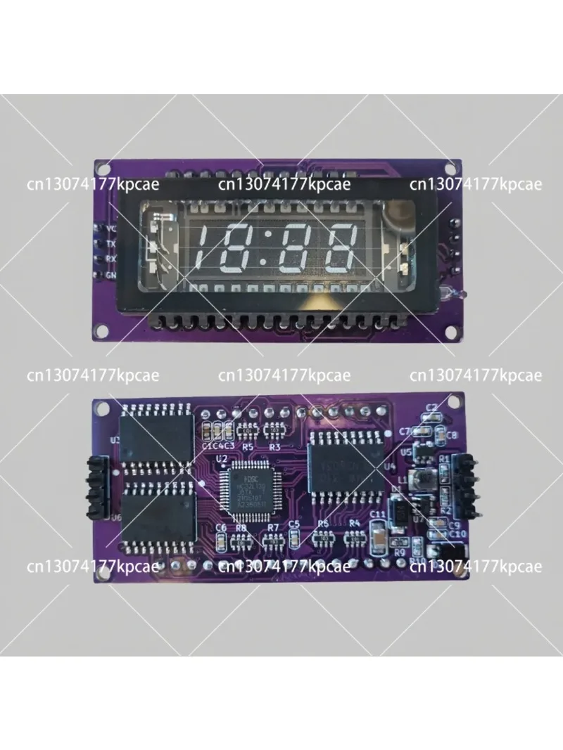 VFD Fluorescent Dot Matrix Display Module 4-BT-68ZY, Compatible with C51 STM32, Electronic Clock Screen
