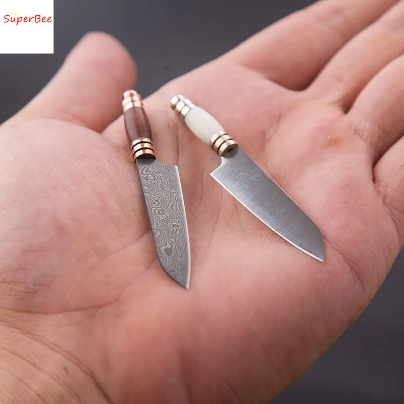 Dollhouse Mini Simulation Kitchen Knife/Various Styles of Knives for Dollhouse Miniature Items Furniture Decoration Accessories