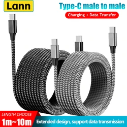 Type C to Type C PD 60W Fast Charging Cable Type C 3m 5m 8m 10m Extending Data Cable for iPhone 15 Pro Max Huawei Xiaomi Samsung