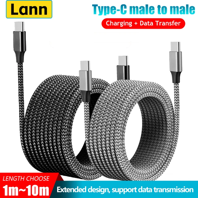 Kabel szybkiego ładowania typu C do typu C PD 60 W typu C 3 m 5 m 8 m 10 m przedłużający kabel do transmisji danych dla iPhone 15 Pro Max Huawei Xiaomi Samsung