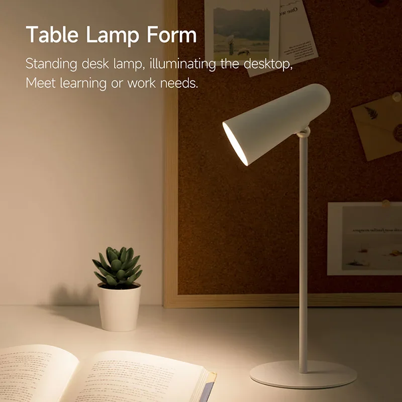 Mijia LED Desk Lamp Magnetic Suction Flashlight Eye-Caring Adjustable Table Light with Clamp for Reading Study Reading Work