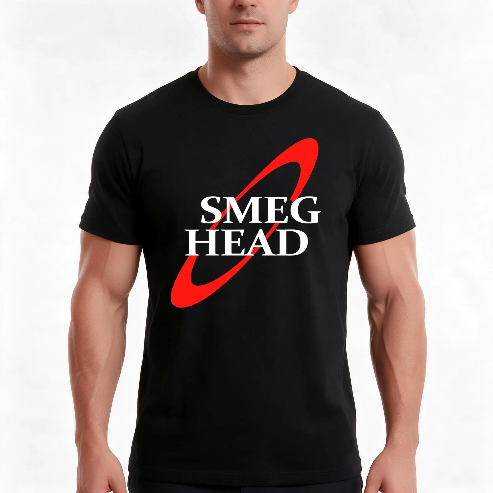 Smeg - Head T-Shirt, Summer Casual Cotton Tee, Oversized Streetwear Tops, Vintage Graphic Print, Loose Fit Short Sleeve