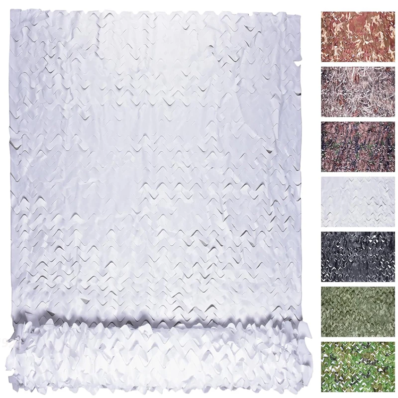 Military camouflage net pavilion camouflage net shade net garden decoration net green jungle white desert color