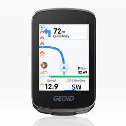 GPS Navigation Bike Computer Colorful Screen Geoid CC600 Wireless Bicycle Speedometer GPX Wifi Cycling Odometer Ant Indoor Power