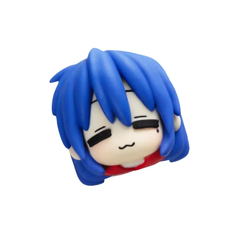 Tutup Tombol Anime Lucky Star Konata Izumi Profil Cherry R4 Keyboard Mekanis Topi Kunci Permainan Kustom Kartun Lucu Hadiah Koleksi