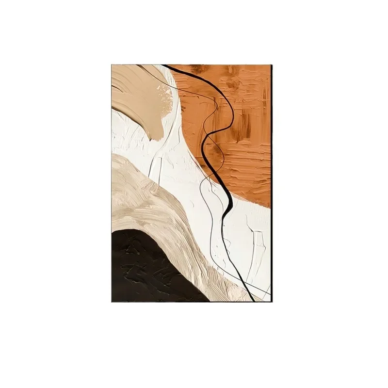 

Sofa background wall decorative painting, advanced modern minimalist style living room hanging painting, aluminum alloy