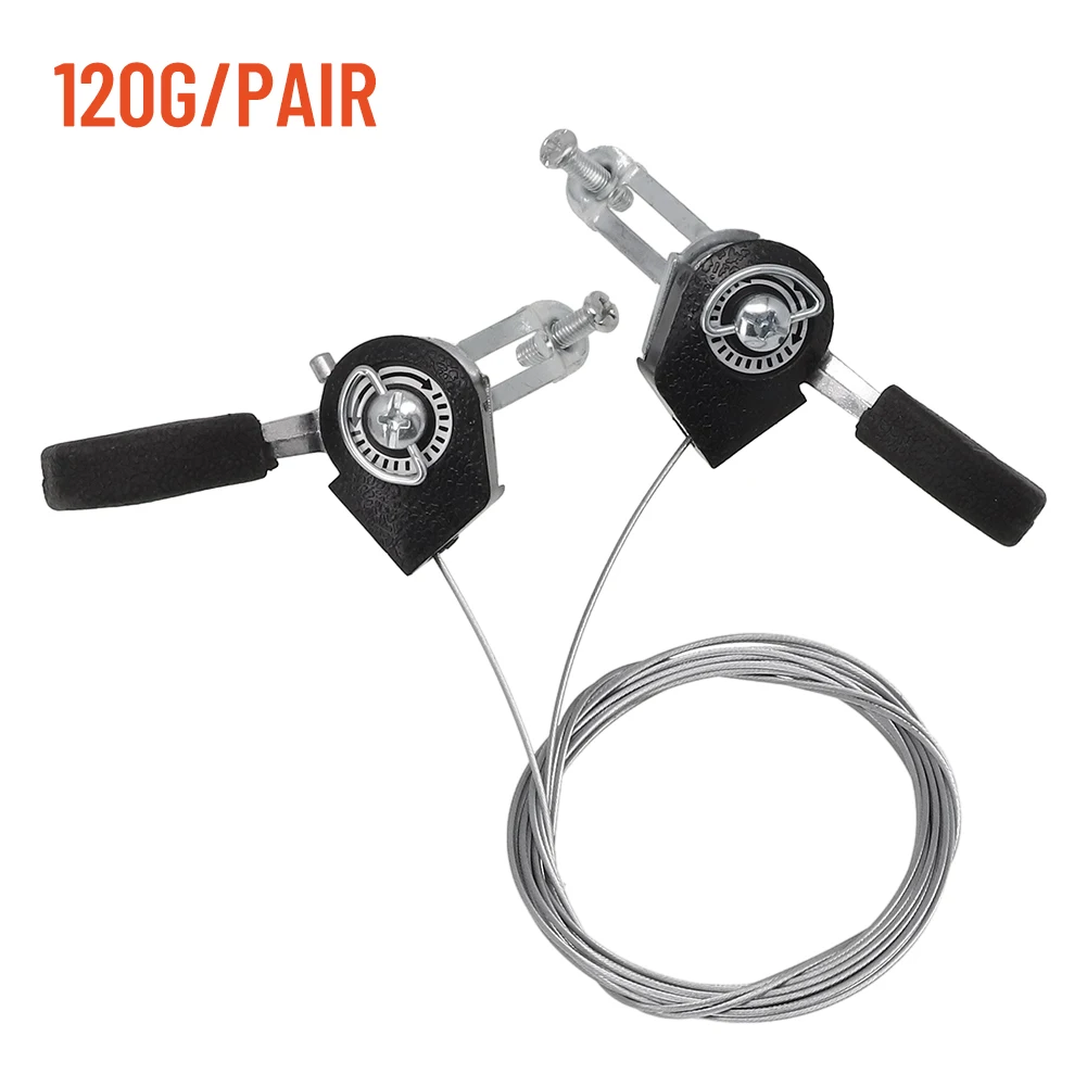 1 Pair 3x6/3x7 Speeds MTB Bike Thumb Shifter Top Mount Shifters With Inner Cable Mountain Road Bikes Thumb Gear Shifter Lever