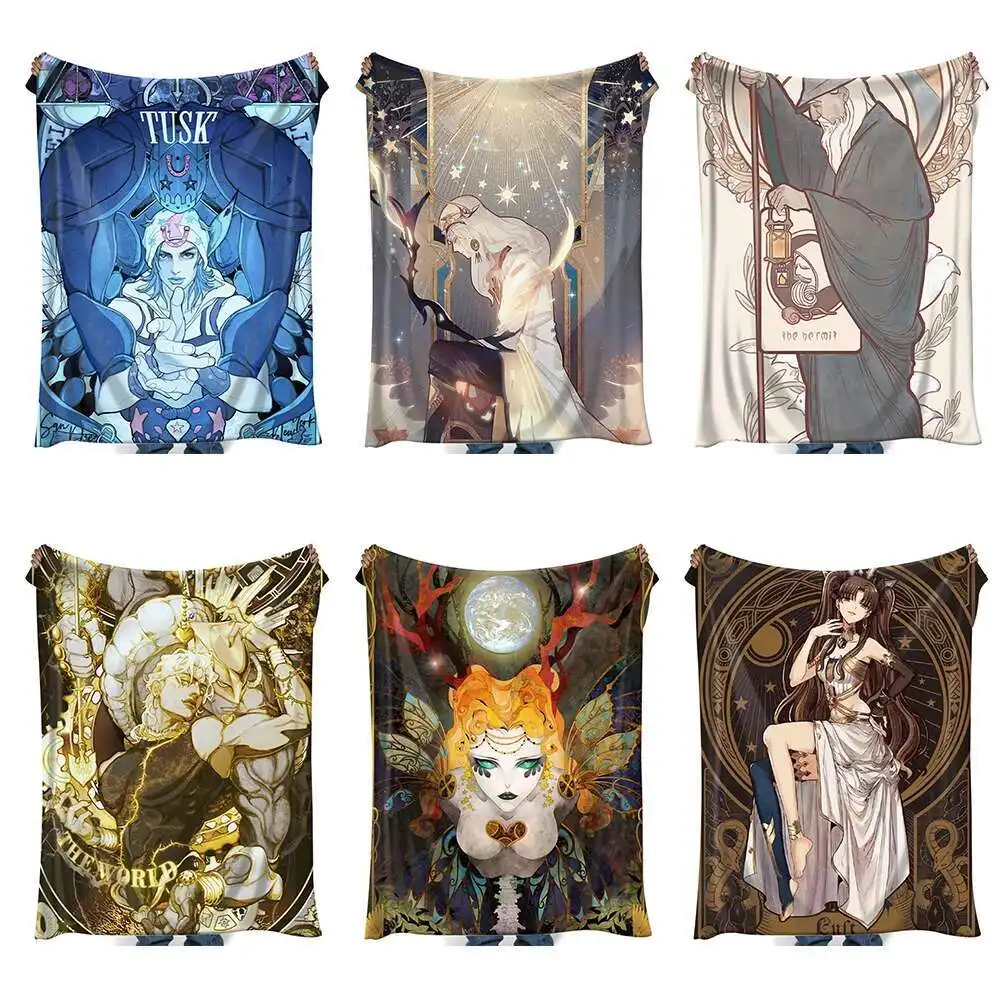 magic printed flannel blanket sports living room Fashionable bedroom, sofa bed air conditioning blanket portable picnic blanket