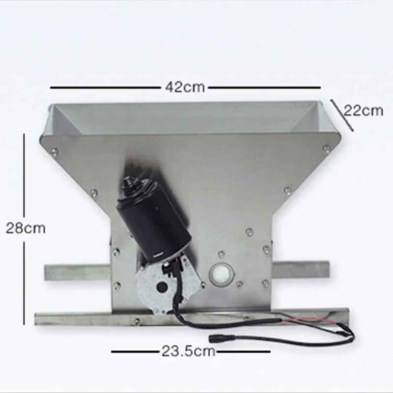 Can Crusher Electric Stainless Steel Electric Double Wheel Crusher Small Family Home-Brewed Wine Fruit Wine 24V