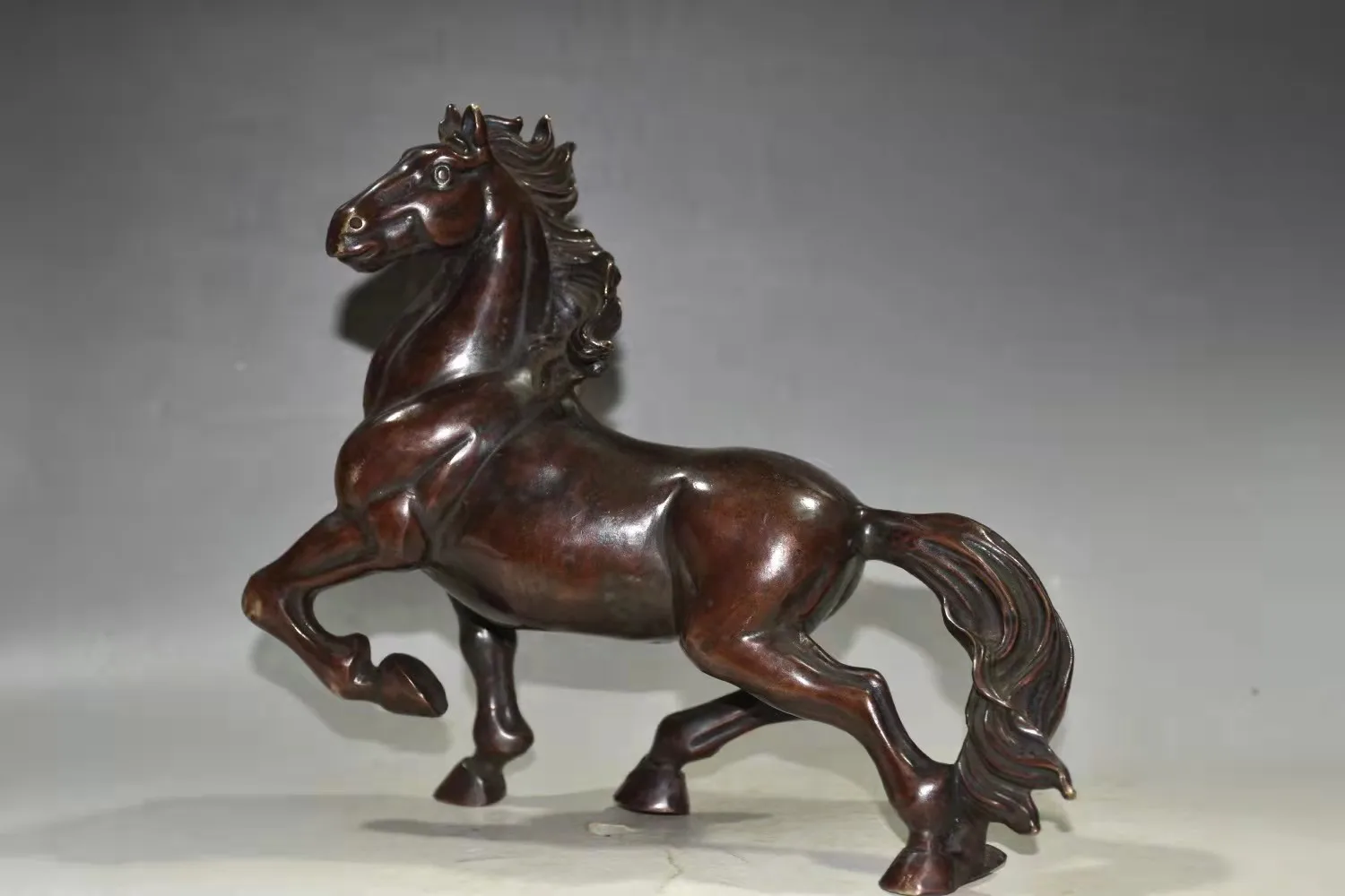 

Decoration Old copper running horse statue，Free shipping