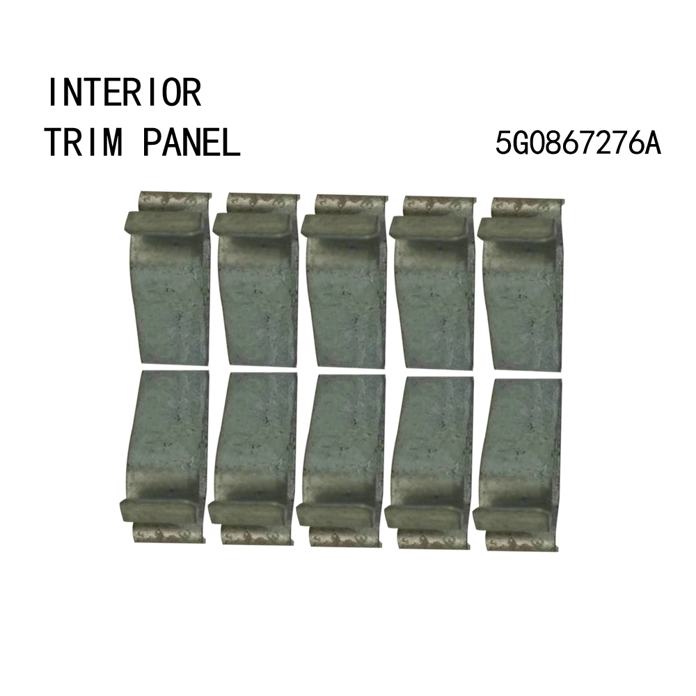 10Pcs Lnterior trim panel 5G0867276A For VW Tiguan Touran Golf POLO Jetta Tayron Bora C-trek Sagitar