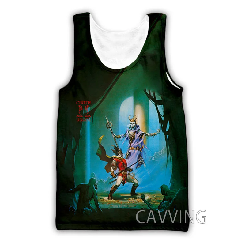 CAVVING 3D Printed  Cirith-Ungol Band  Tank Tops Harajuku Vest Summer Undershirt Shirts Streetwear for Men/women