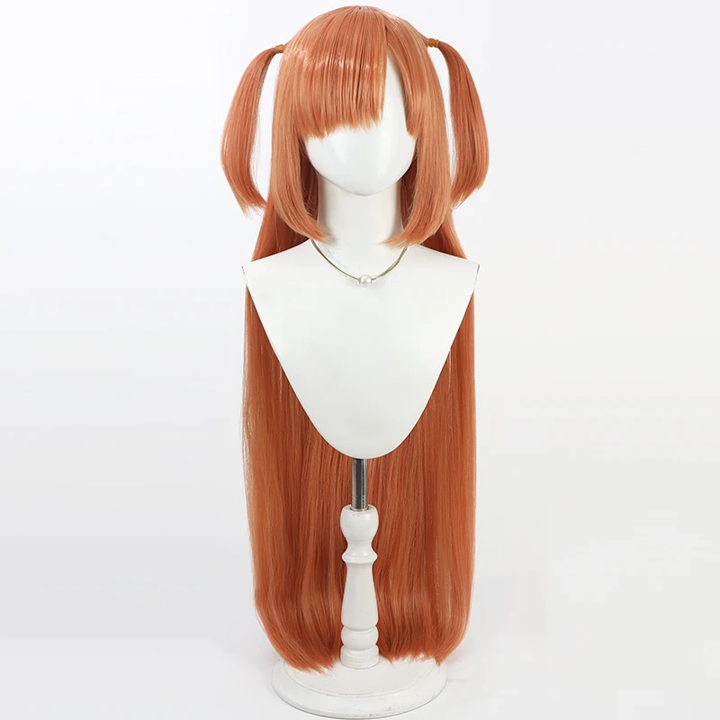Virtual youtuber kirara tamako peruca cosplay festa de halloween prop cabelo sintético fibra resistente ao calor + touca peruca