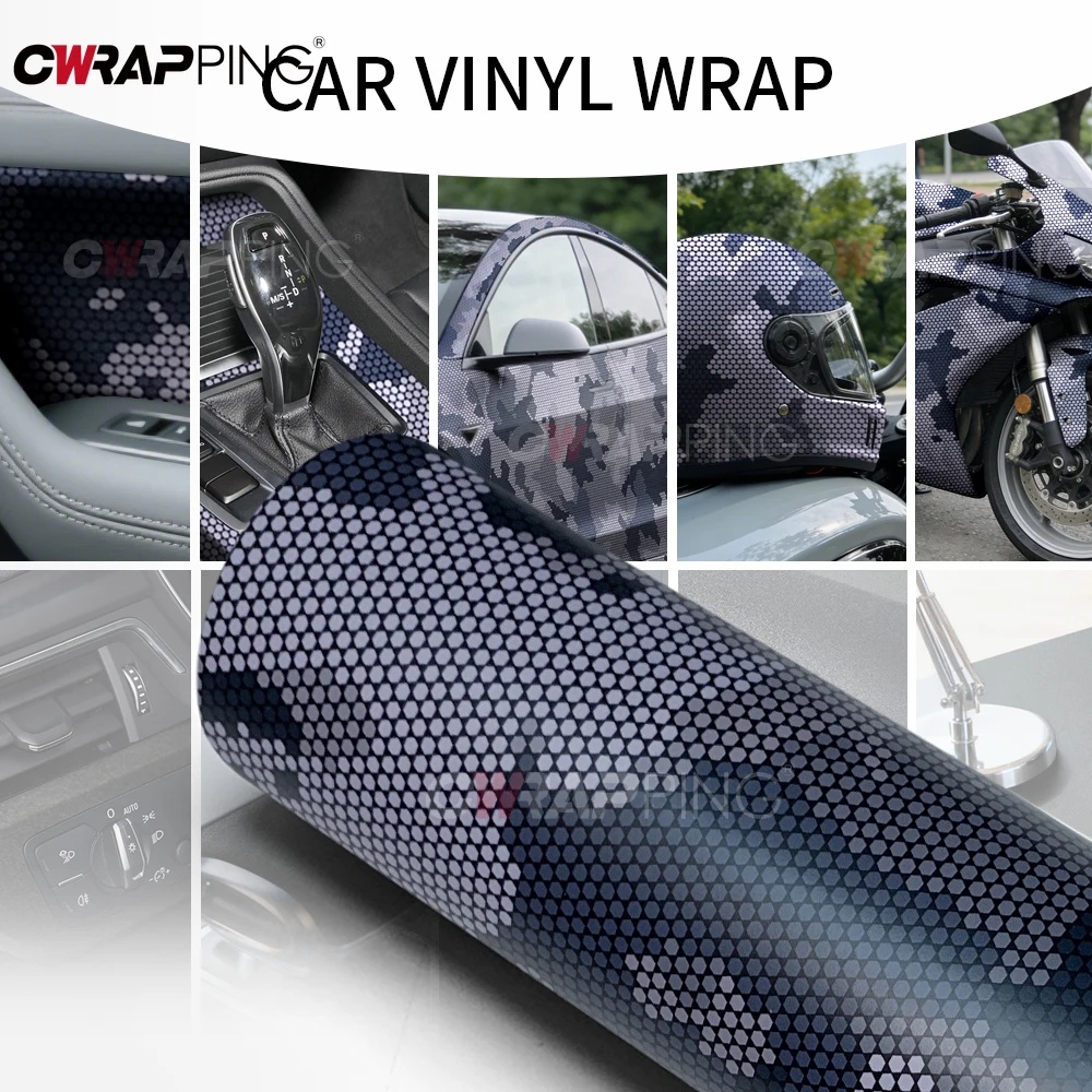 車用ステッカー、バイク用粘着ビニール、自己粘着ラップフィルム - Console Skin Wrap のレビューと価格